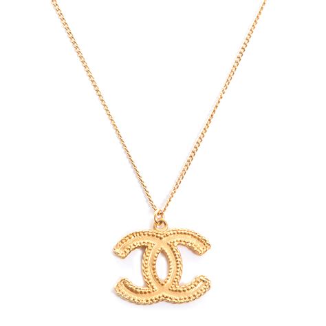 simple gold chanel necklace|is chanel jewelry real gold.